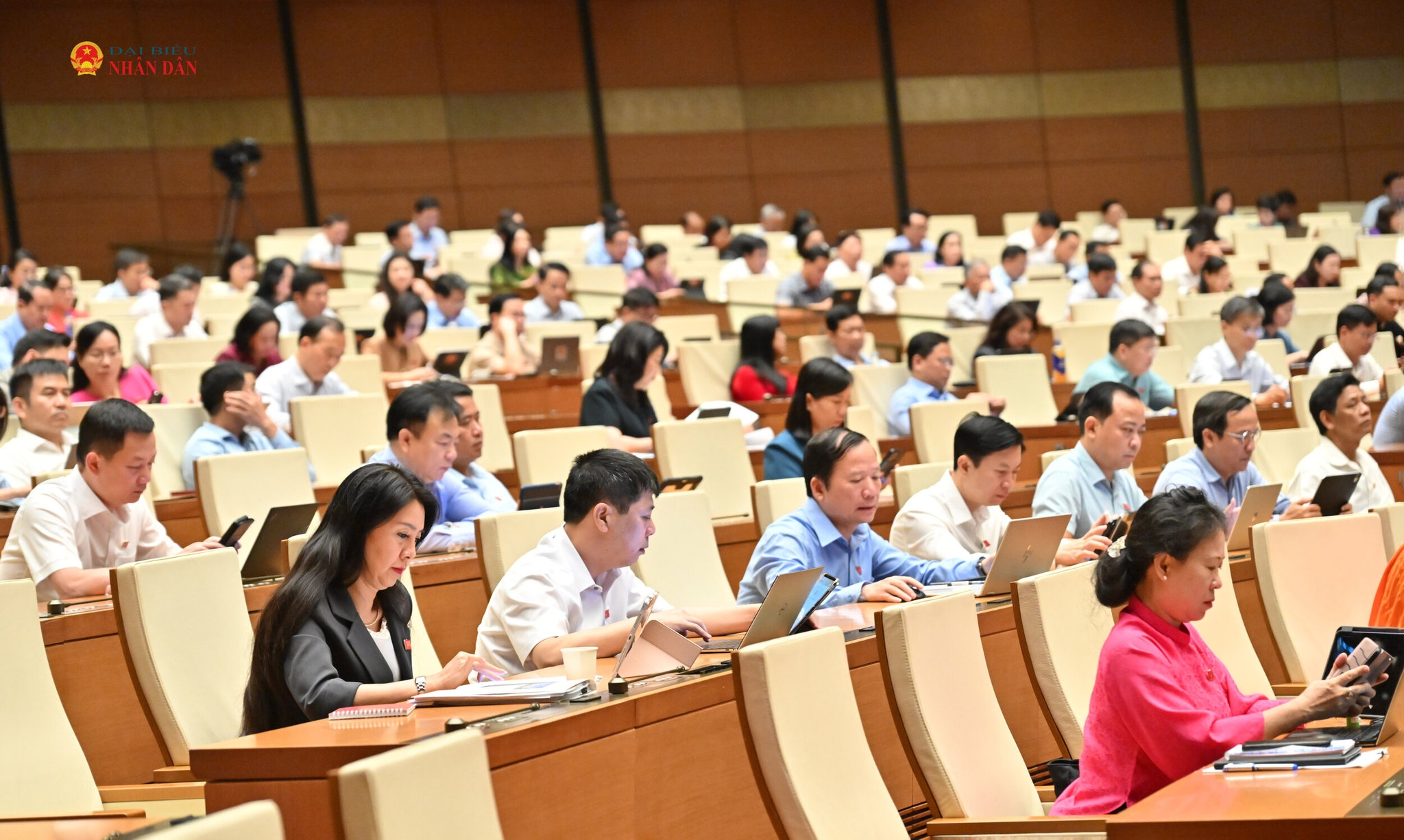 Các đại biểu tham dự phiên họp. Ảnh: Quang Khánh